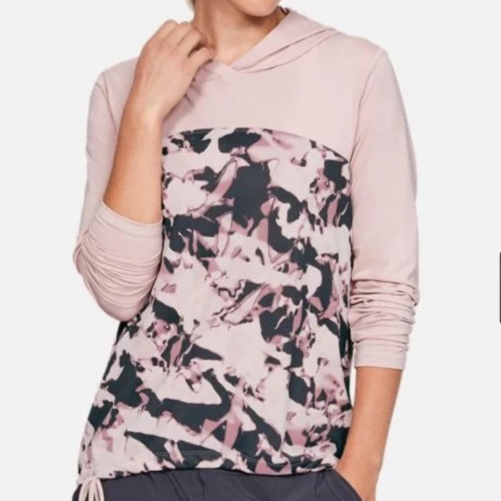 UNDER ARMOUR WOMENS UA ISO-CHILL SHORE BREAK SWEATSHIRT SMALL